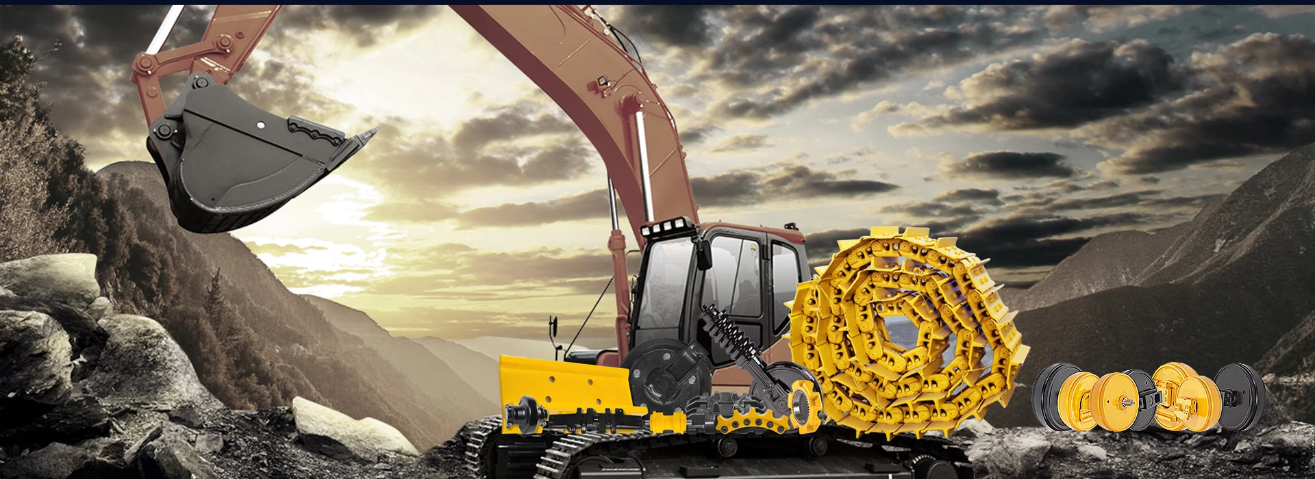 zoomlion excavator parts